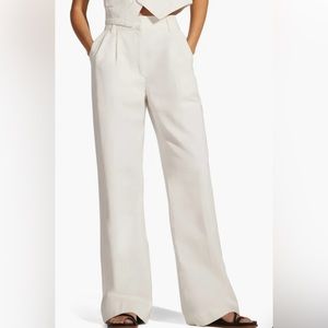 Favorite Daughter The Favorite Pant Pleated Cotton Pants New